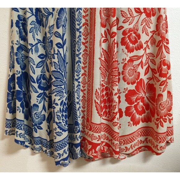 Women's Farm Rio Mixed Pineapple Garden Maxi Wrap Dress M - Picture 12 of 16